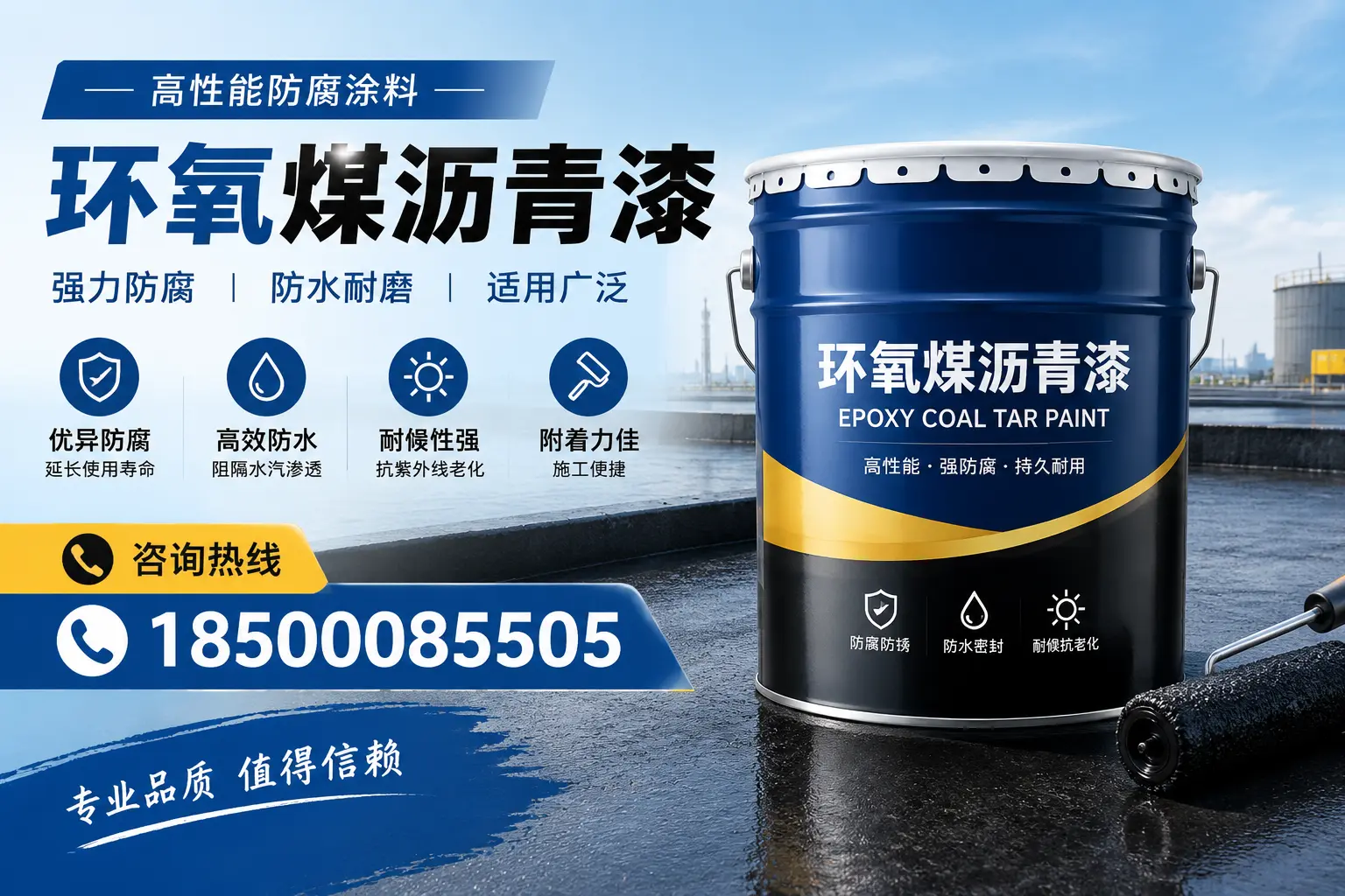 环氧煤沥青漆的主要成分与功能，广安用户深度了解